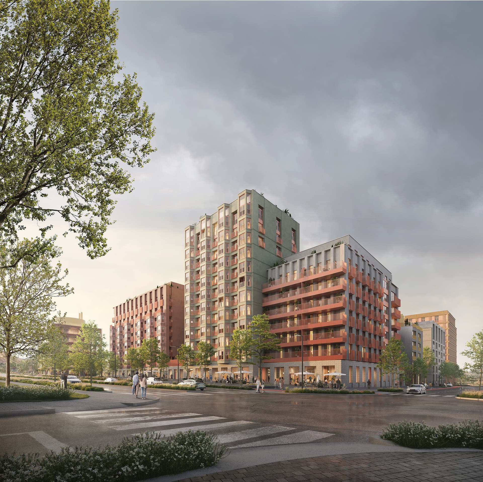 3 ком. кв. 93.88 м², 8 этаж из 12