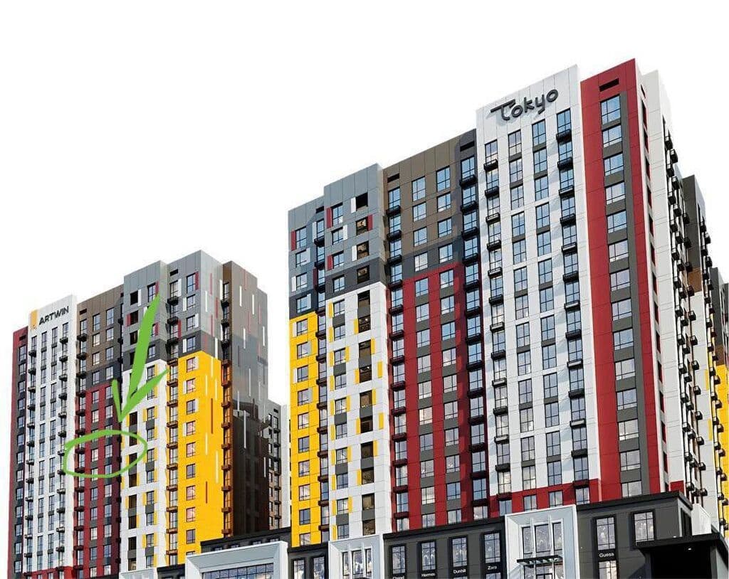 2 ком. кв. 77 м², 14 этаж из 16