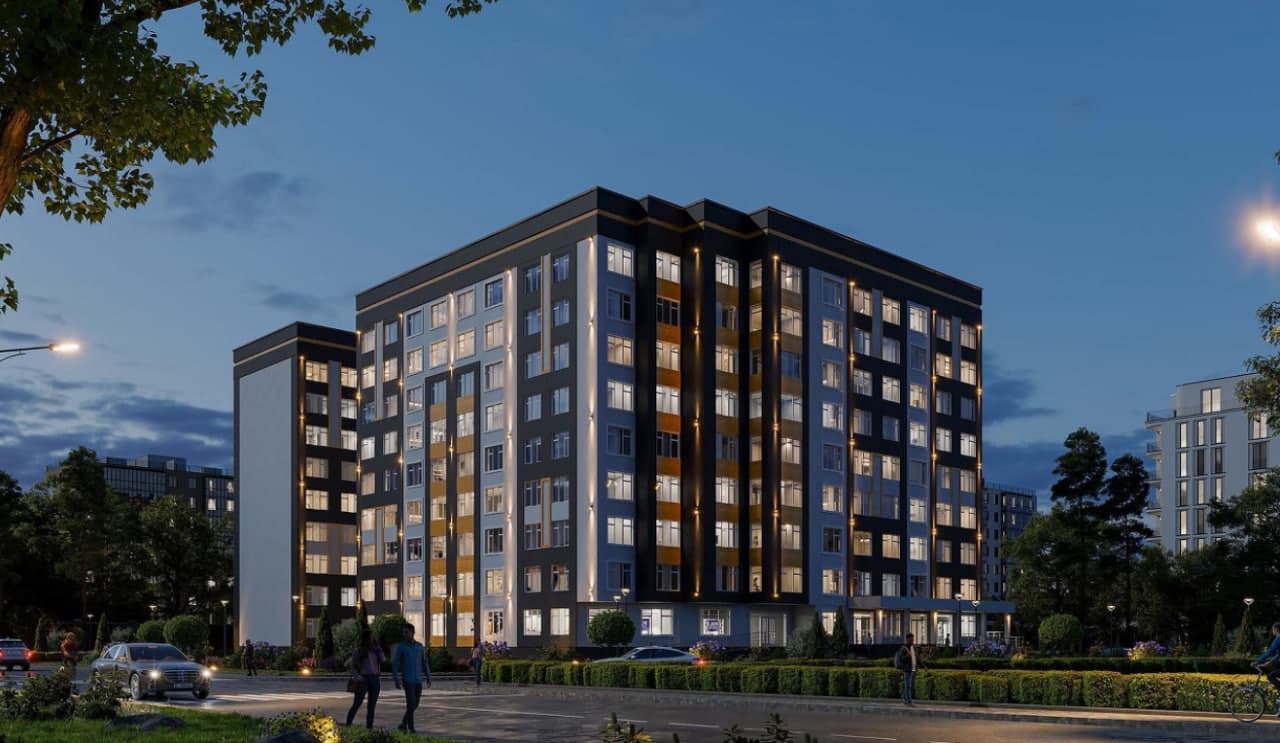1 ком. кв. 45 м², 8 этаж из 9