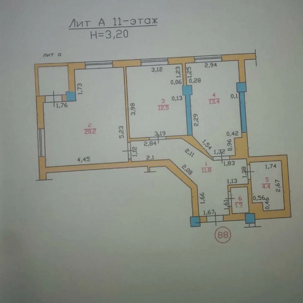 Продаю 2-к квартиру (68 м²) в Бишкеке