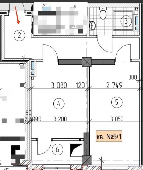 Продаю 1-к квартиру (45 м²) в Бишкеке