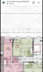 Продаю 1-к квартиру (33 м²) в Бишкеке