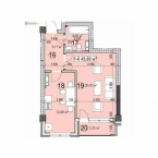 Продаю 1-к квартиру (45 м²) в Бишкеке
