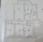 Продаю 4-к квартиру (87 м²) в Бишкеке