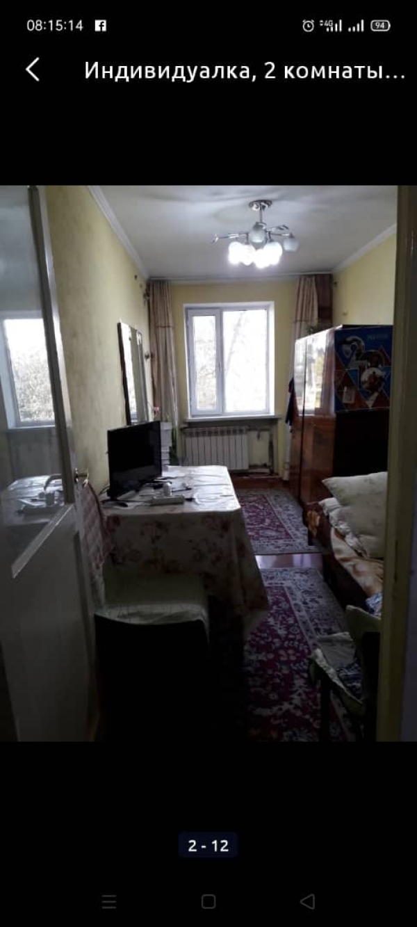 Продаю 2-к квартиру (40 м²) в Бишкеке