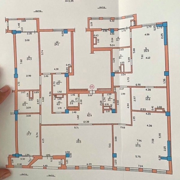 Продаю 6-к квартиру (303 м²) в Бишкеке