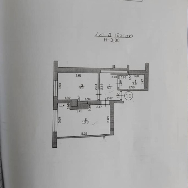Продаю 1-к квартиру (34 м²) в Бишкеке