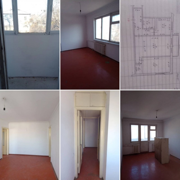 Продаю 2-к квартиру (43 м²) в Бишкеке