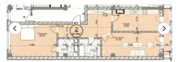 Продаю 2-к квартиру (95 м²) в Бишкеке