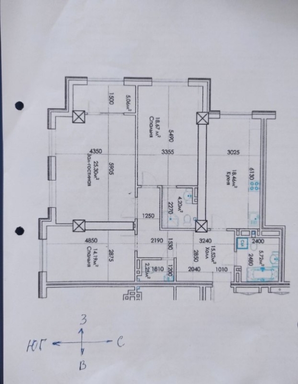 Продаю 3-к квартиру (108 м²) в Бишкеке