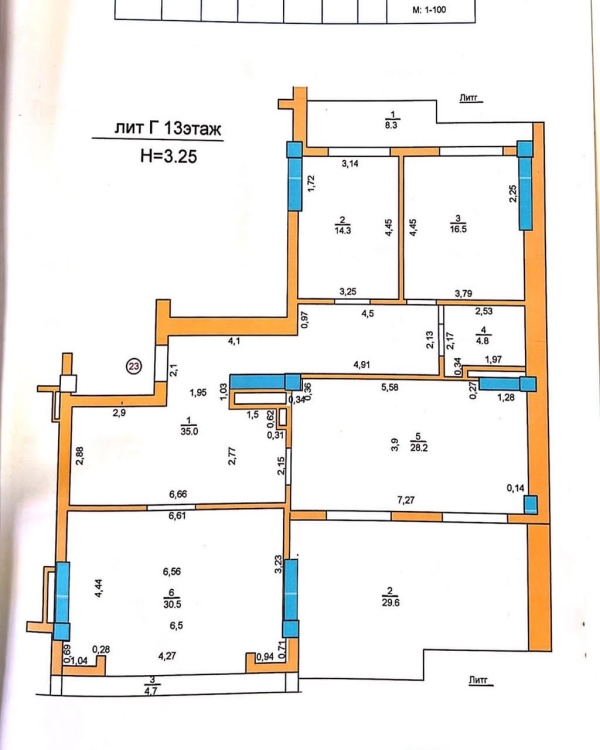 Продаю 6-к квартиру (285 м²) в Бишкеке