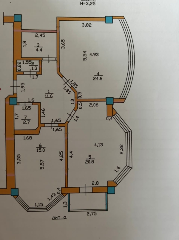 Продаю 2-к квартиру (80 м²) в Бишкеке