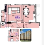 Продаю 2-к квартиру (78.99 м²) в Бишкеке