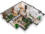 Продаю 2-к квартиру (75 м²) в Бишкеке
