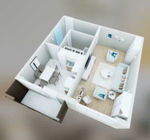 Продаю 1-к квартиру (48 м²) в Бишкеке