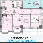 Продаю 2-к квартиру (72 м²) в Бишкеке