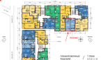 Продаю 1-к квартиру (43.92 м²) в Бишкеке