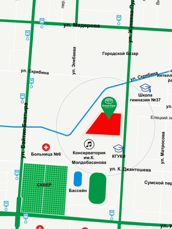 Продаю 2-к квартиру (55 м²) в Бишкеке