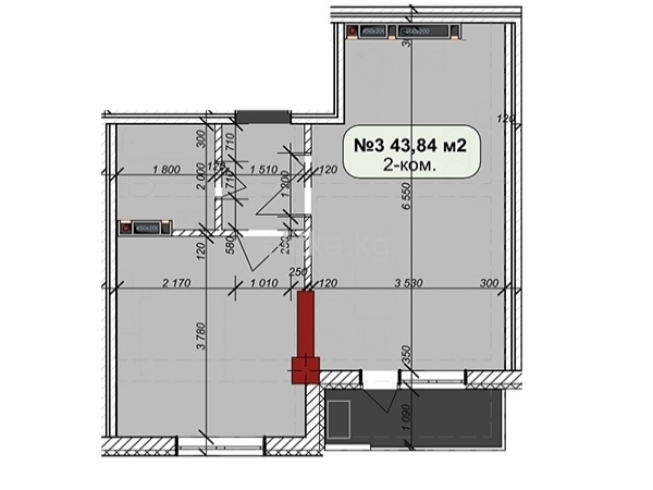Продаю 2-к квартиру (72 м²) в Бишкеке