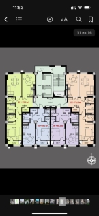 Продаю 1-к квартиру (49 м²) в Бишкеке