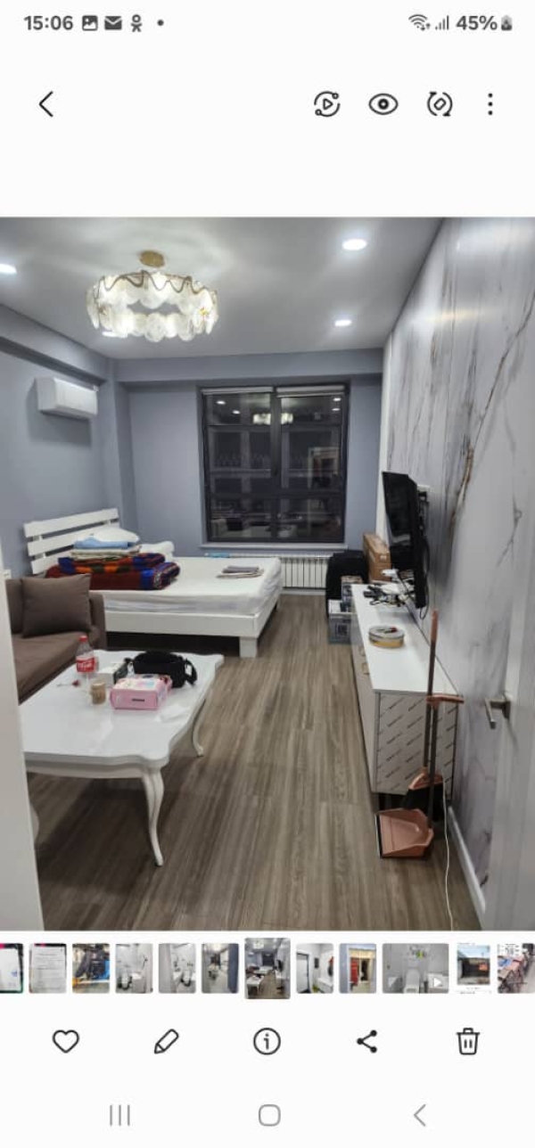 Продаю 1-к квартиру (42 м²) в Бишкеке