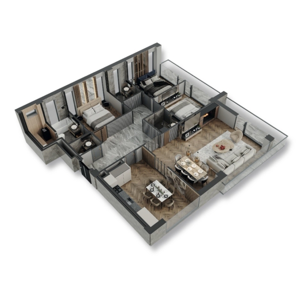 Продаю 4-к квартиру (140 м²) в Бишкеке