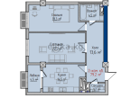 Продаю 2-к квартиру (74 м²) в Бишкеке