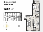 Продаю 2-к квартиру (72 м²) в Бишкеке