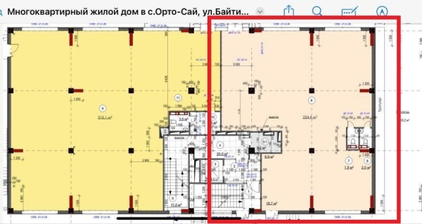 Продаю 1-к помещение (350 м²) в Бишкеке