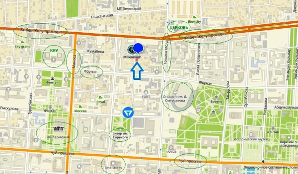 Продаю 2-к квартиру (78 м²) в Бишкеке