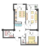 Продаю 2-к квартиру (76 м²) в Бишкеке