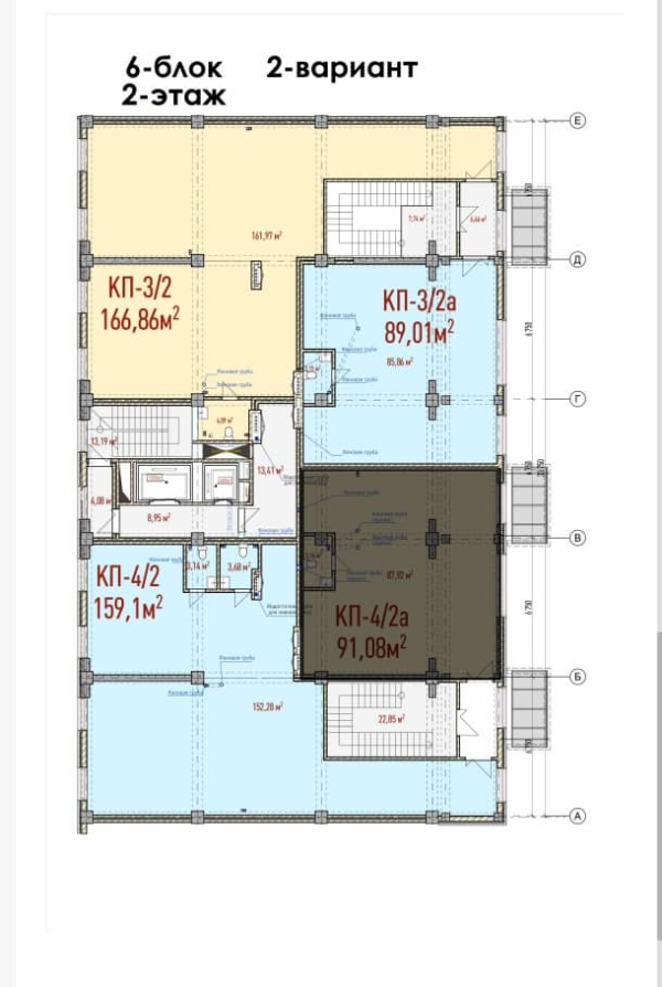 Продаю 2-к офис (89 м²) в Бишкеке