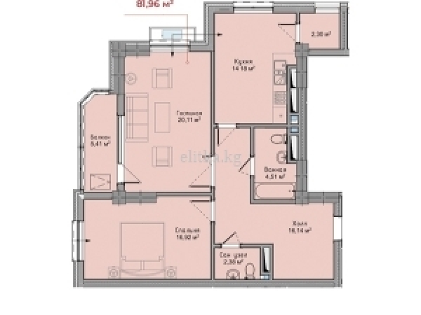 Продаю 4-к квартиру (175 м²) в Бишкеке