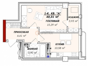 1-к квартиры в объекте ЖК «Asman Residence»