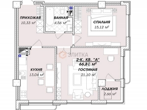 2-к квартиры в объекте ЖК «Asman Residence»