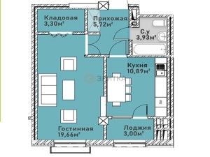 1-к квартиры в объекте Жилой комплекс ЗАМАН