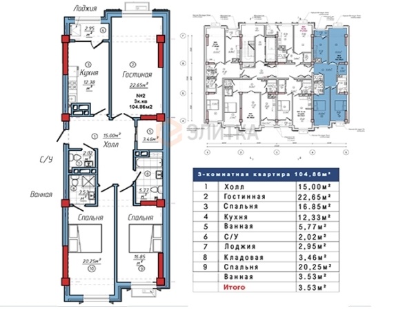 Квартиры в ЖК ​Жилой дом Alinur Residence-2