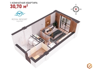 Квартиры в ЖК Royal Resort (Роял Резорт)