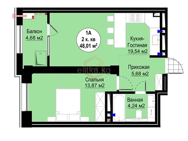 Квартиры в ЖК Жилой комплес "ГОРИЗОНТ"