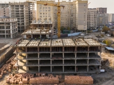 Ход строительства объекта в ЖК Алтын Булак LIFE в Бишкеке